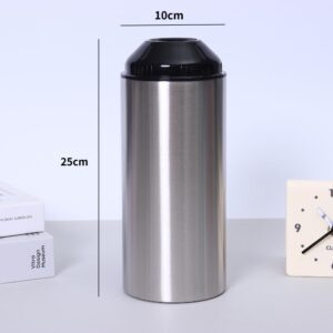 Frafuo Double-Walled Stainless Steel Wine & Champagne Chiller - Portable Insulated Bottle Cooler for Wine, Beer, and Cans-Keeps Drinks Cold for Hours & Fits Most Standard Sized Bottles
