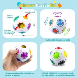 YOLOMOON Sensory Fidget Toys Set for Boys Girls, Kids Toys Fidget Toy Pack with Storage Box, Fidget Toy for Kids Adults, Gifts for Boys Girls Birthday Party Favors, Bag Fillers Christmas Gifts