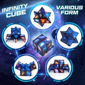 Boys Toys Age 7 8 9 10, Kids Educational Fidget Toy Gifts for 5-10 Year Old Boy Girls Birthday Presents Sensory Toys for Autism Infinity Cube Puzzles Games for Kid Girl Age 6-11 Teen Adult Fidget Cube