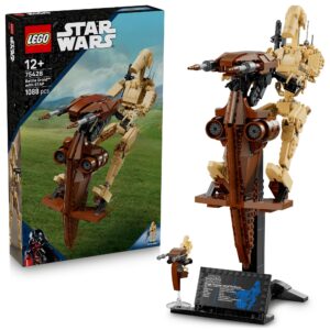 LEGO® Star Wars: The Phantom Menace™ Battle Droid™ with STAP Set 75428 Buildable Posable Figure, Toys for Boys, Girls and Any Fans, Building Toy for Kids, Build-and-Display Model, Desk Decor