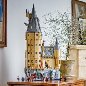 LEGO® Harry Potter™ Hogwarts™ Castle: The Main Tower (2135 pcs) Toy Castle Set with 12 Minifigures, Flying Key & Wizard Chess, Wizarding World Buildable Playset for Girls, Boys & Fans 76454